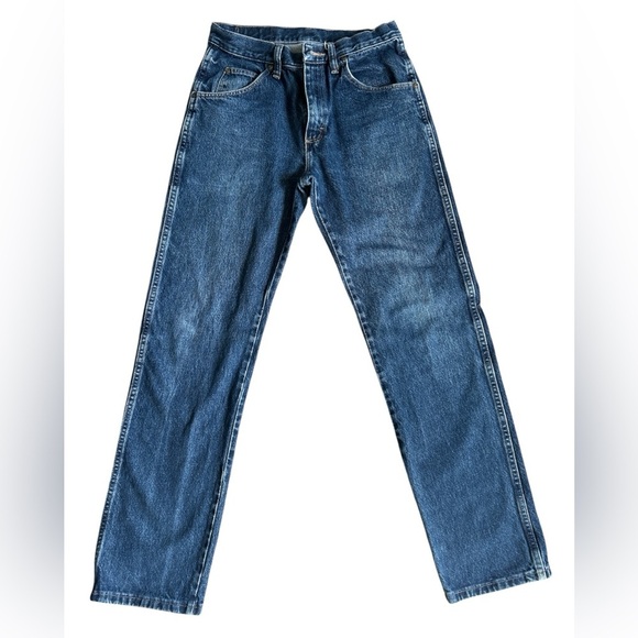 Wrangler Other - Wrangler High Rise Straight Blue Jeans